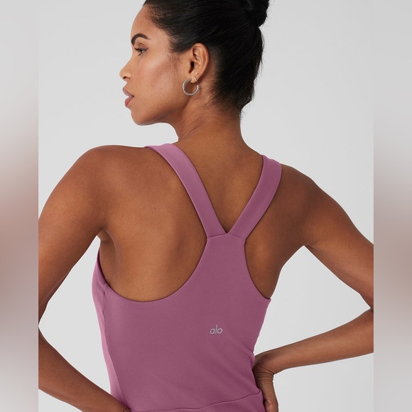 Alo Airbrush Real Dress in Soft Mulberry NHWT - Picture 4 of 6